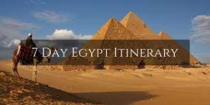 Egypt itinerary 7 days